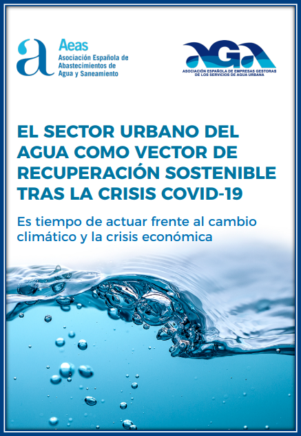Díptico - El sector urbano del agua como vector de recuperación sostenible tras la crisis COVID-19