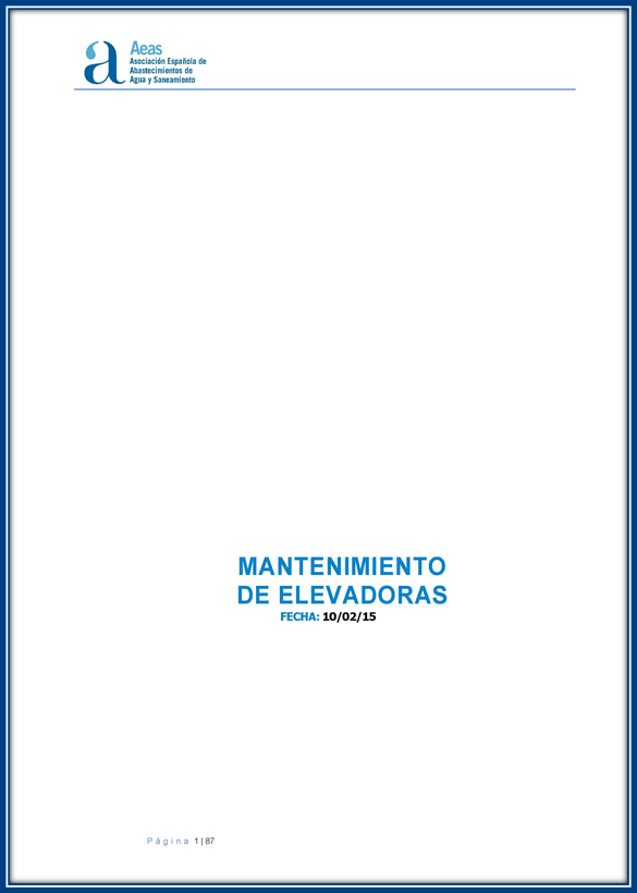 Manual sobre el Mantenimiento de Estaciones Elevadoras